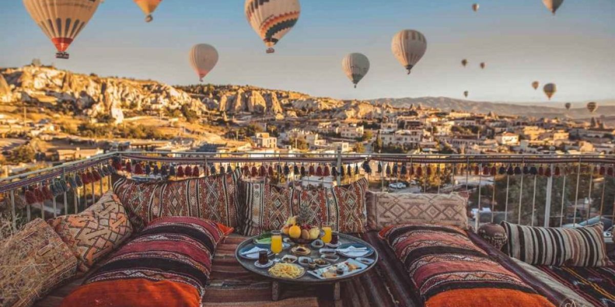 kapadokya balon manzaralı otel