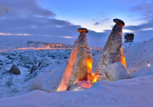 ocak ayında kapadokya