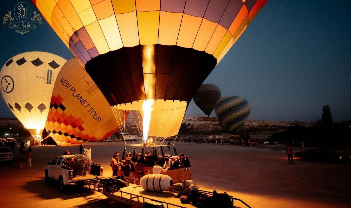 ekim ayında kapadokya Balon