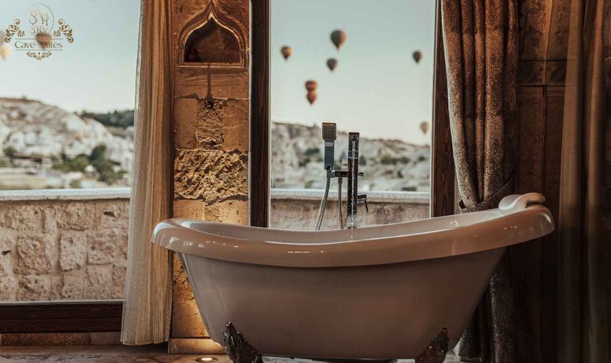 mağara otel iç mimarisi