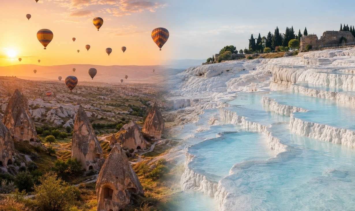 Cappadocia vs Pamukkale